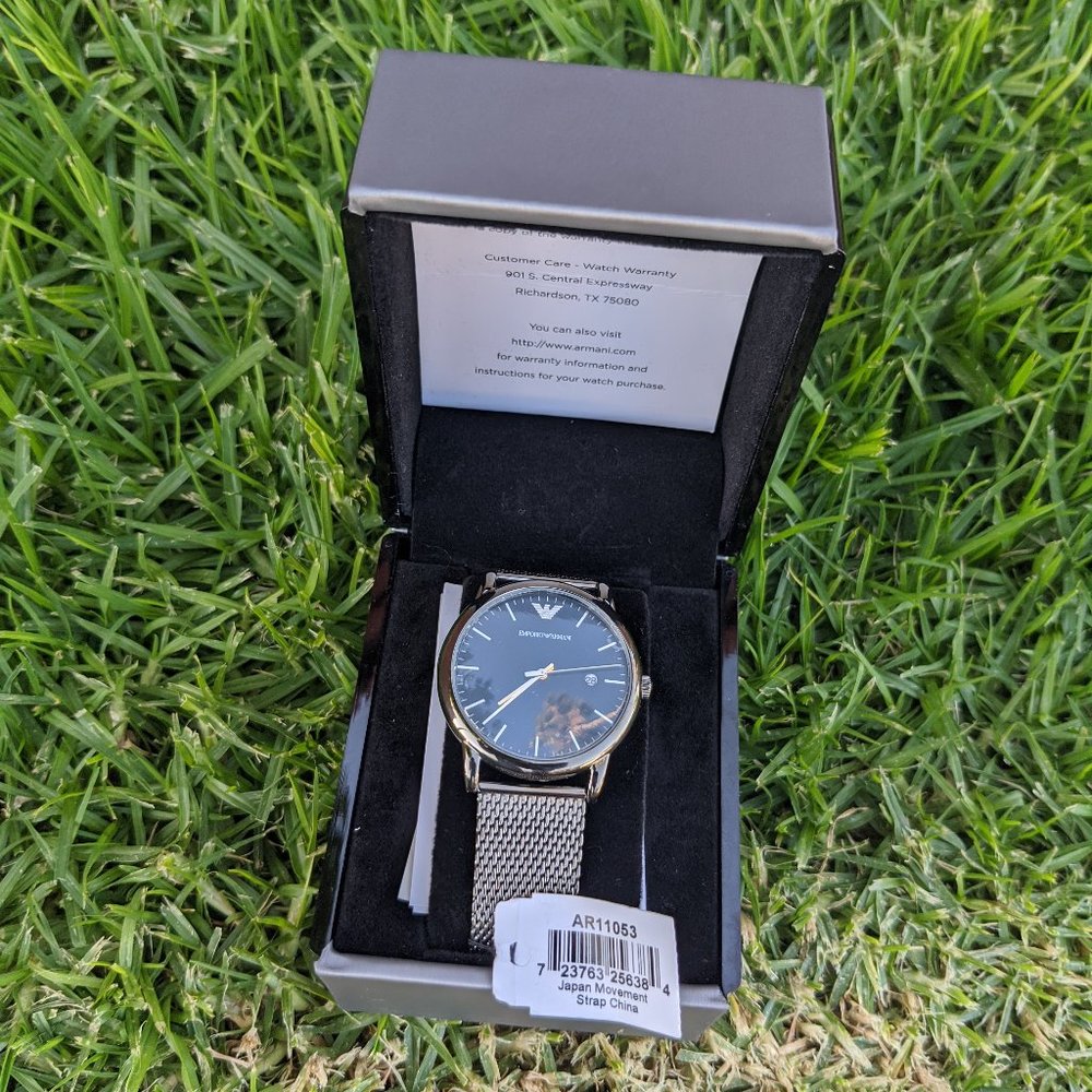 Emporio Armani Quartz Blue Dial Men's Watch - Picture 8 of 13